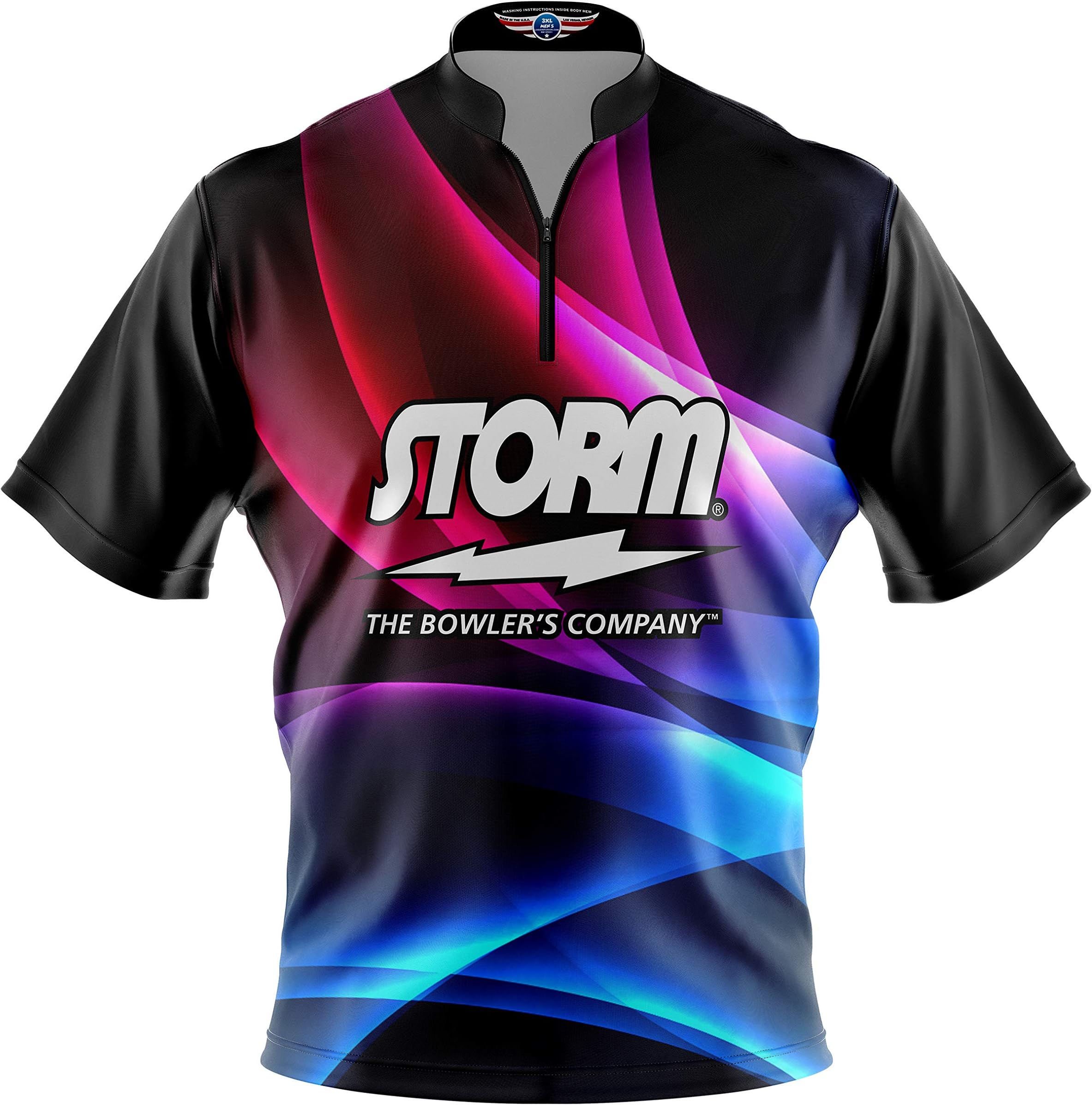 Logo Infusion Bowling Dye-Sublimated Jersey (Sash Collar) - Storm Style 0368ST