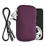 kwmobile Neoprene Phone Bag S - 4.5" - 5.7 x 3.3