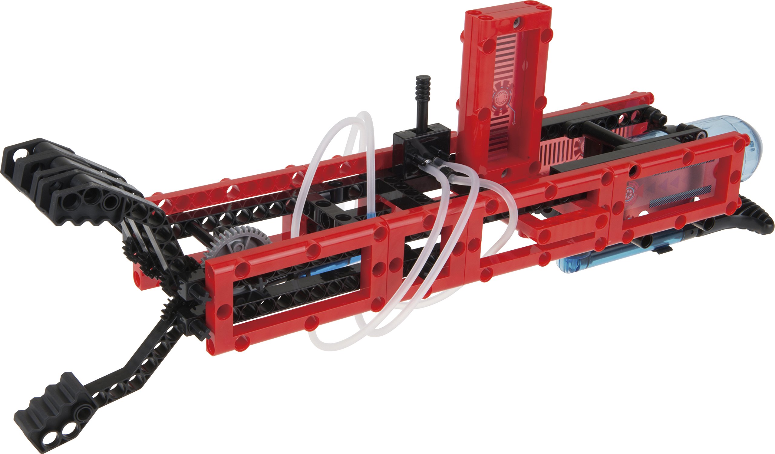 Thames & Kosmos Mechanical Engineering: Robotic Arms STEM Experiment Kit | Build 6 Pneumatic Machines | Robotic Claw, Exoskeleton Arms & More | Explore Air Pressure & Robotics | Ages 7+