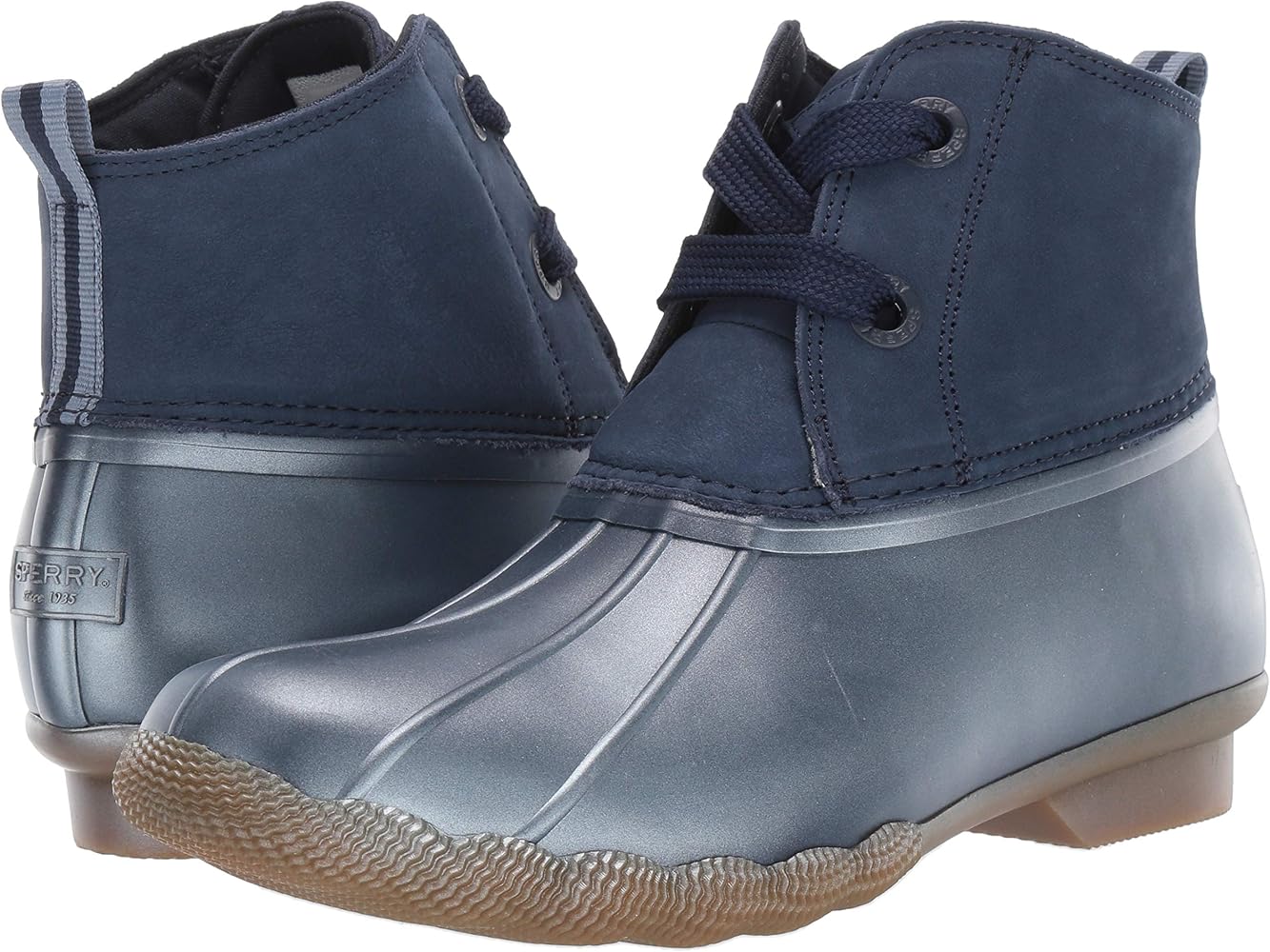 turquoise sperry duck boots