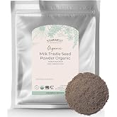 Starwest Botanicals Organic Milk Thistle Seed Powder - Bulk 1 lb Bag | Ground Milk Thistle for Tea &amp; Cooking, Mix in Juice, Add to Smoothies, Oatmeal, &amp; Yogurt, Certified Kosher, Non-GMO