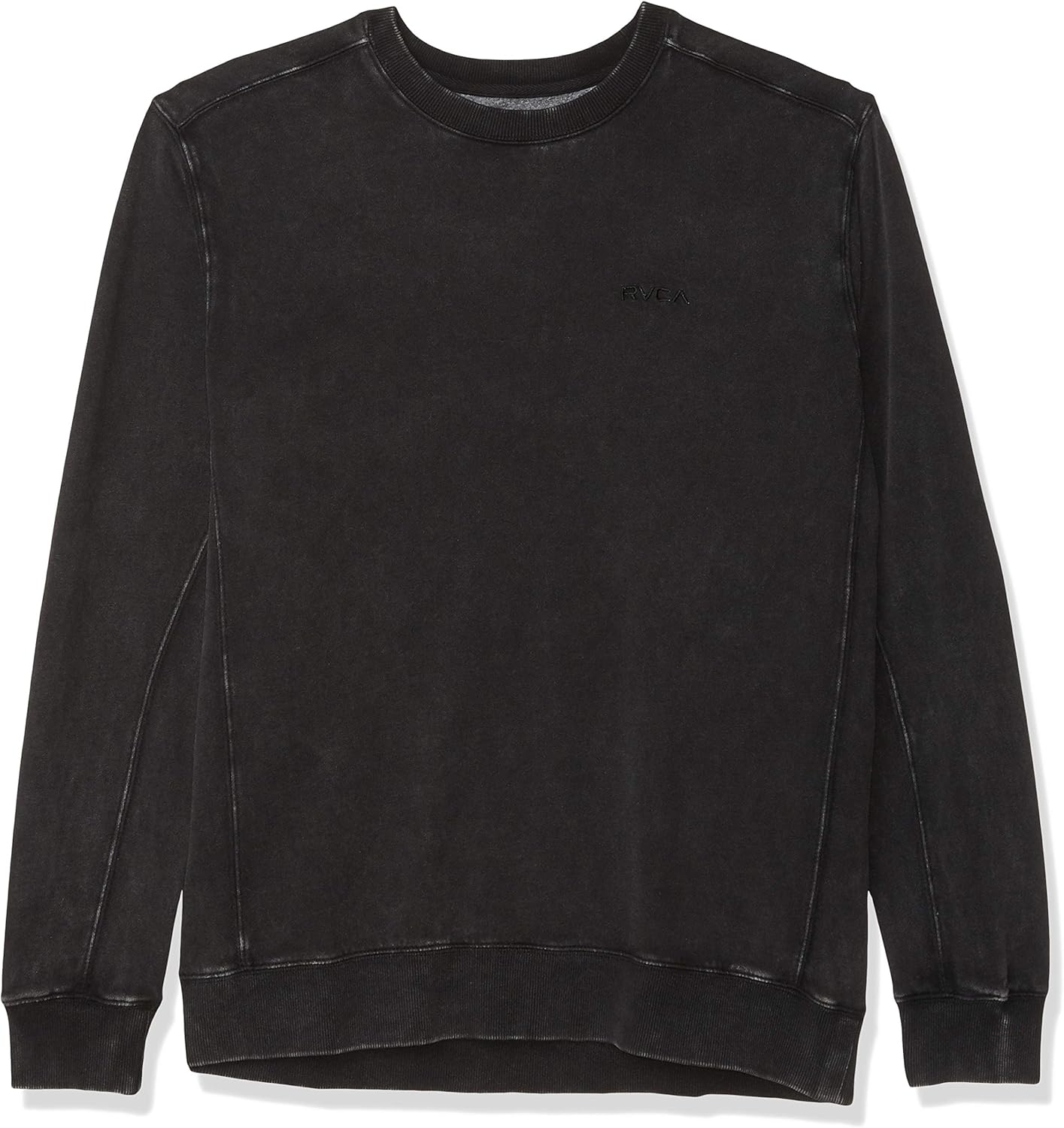 RVCA Men's Upsal Distressed Fleece Sweatshirt: Clothing