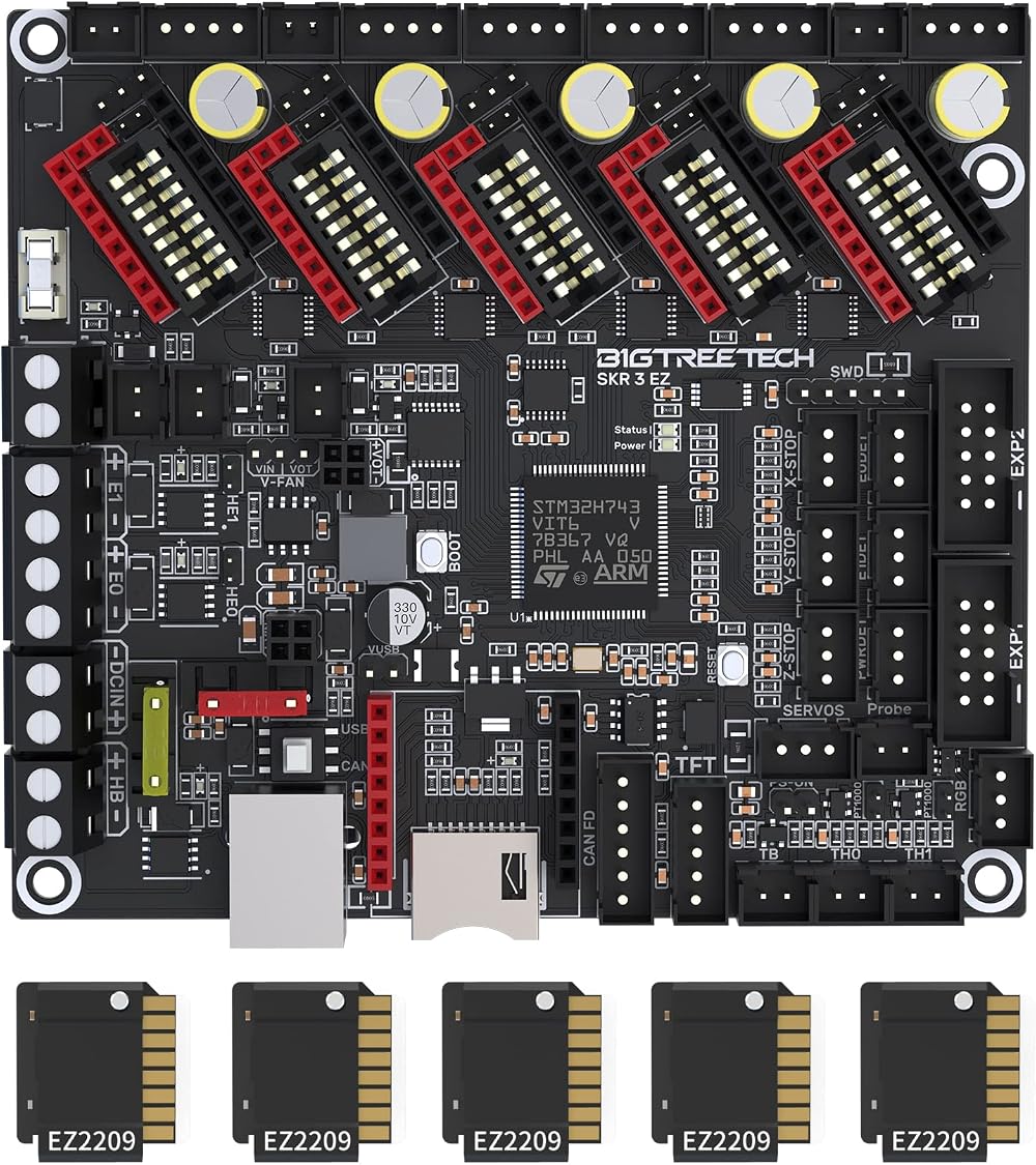 BIGTREETECH SKR EZ Control Silent Motherboard Upgrade TMC2209 TMC2208 DRV8825