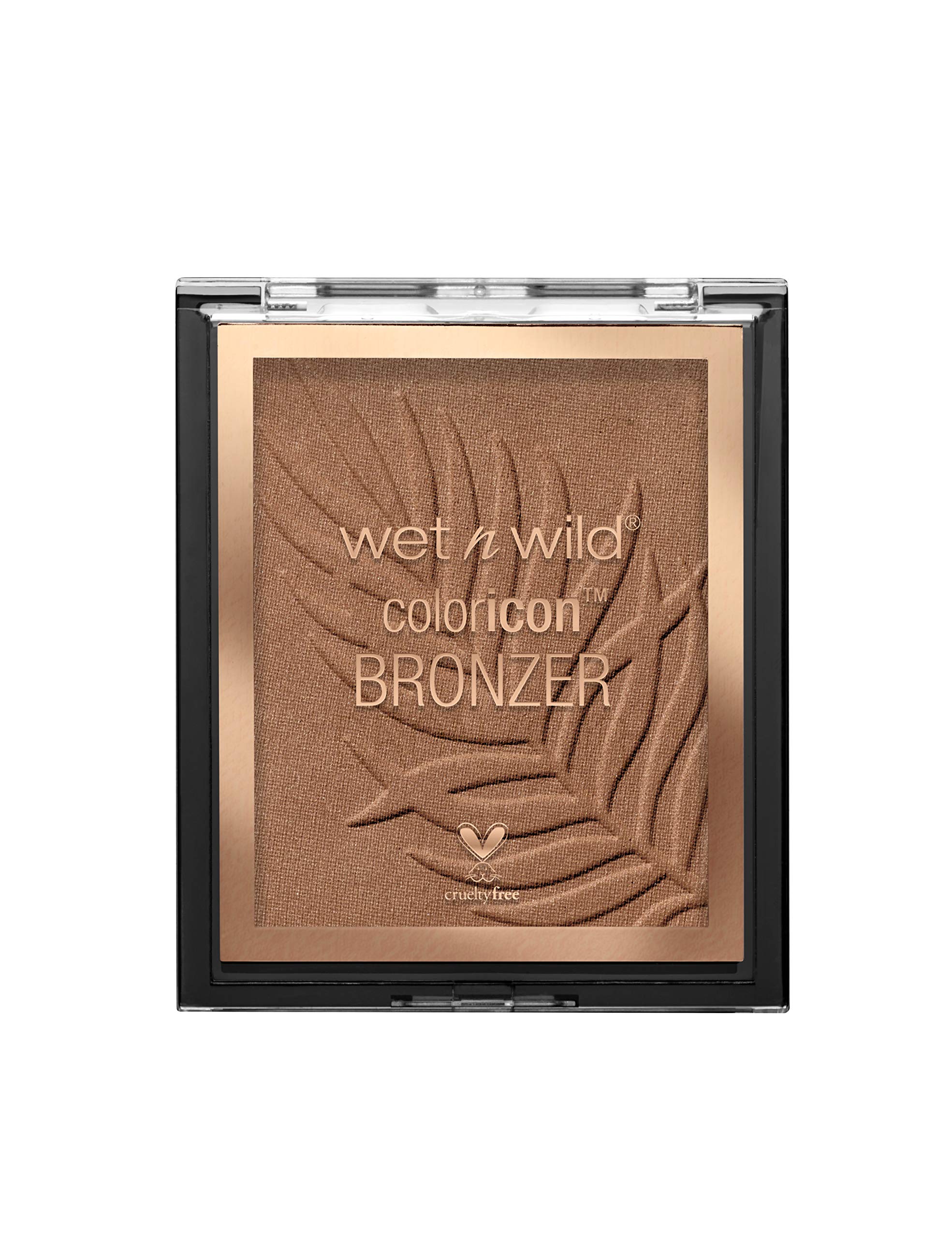 Wet 'n' Wild, Color Icon Bronzer, Soft and Creamy Bronzer with Gel-infused, Long-wearing Formula, for a Sun-kissed Glow and Natural Tan Flush, Vegan, What Shady Beaches