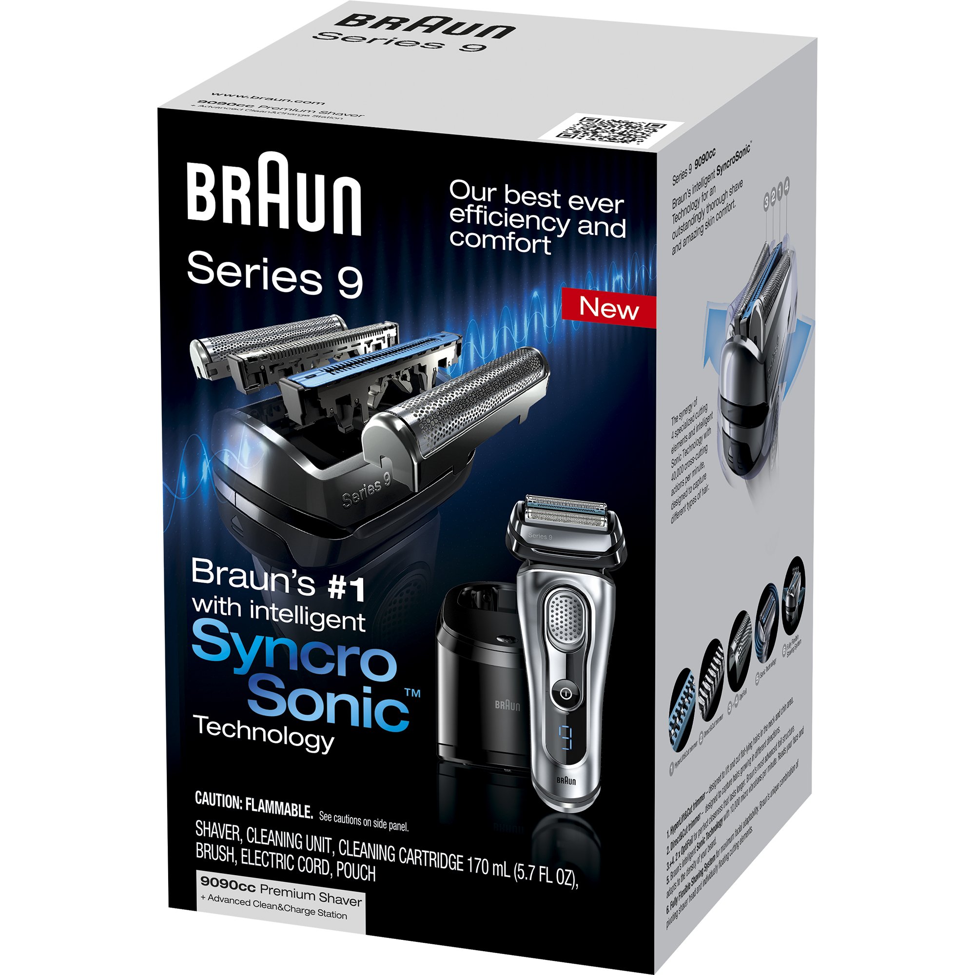 Braun Series 9 9090cc Electric Shaver with Cleaning Center Buy Online