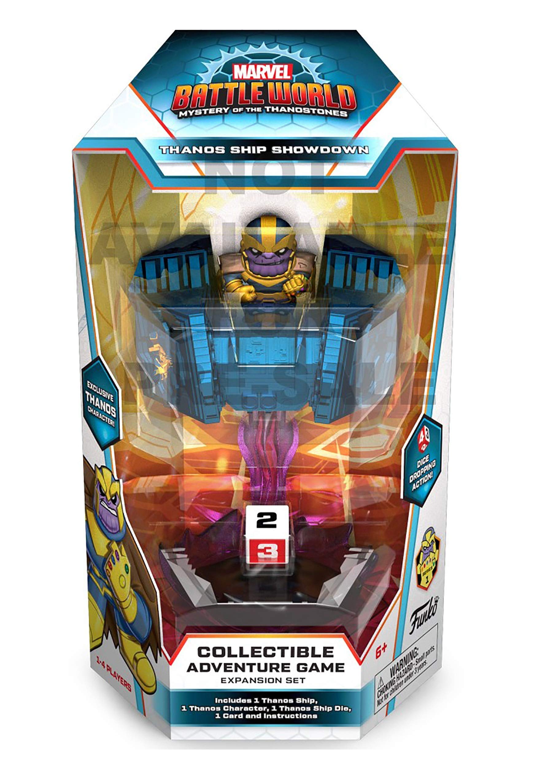 Funko , Multicolor,51031 Marvel Battleworld: Thanos Ship Showdown