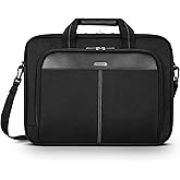 Targus Classic Slim Laptop Bag - Ergonomic Briefcase and Messenger Bag - Spacious Foam Padded for Laptops and Under
