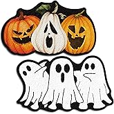 Tinideya 2 Pcs Halloween Bathroom Rug 14
