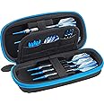 Casemaster Sentry Dart Case Slim EVA Shell for Steel and Soft Tip Darts, Hold 6 Darts and Features Built-in Storage for Flights, Tips and Shafts
