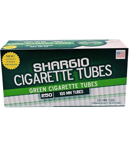 sago cigarette tubes Seneca Red variety has a brown filter tip with a 25mm filter Made in the USA 100mm Full Flavor Question on Sago tubes :