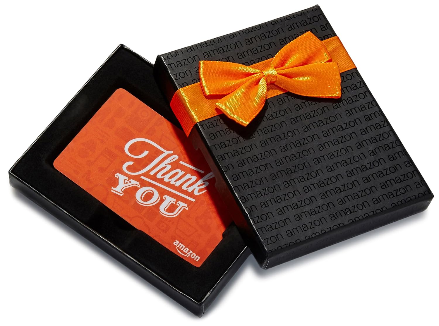 Amazon.ca 25 Gift Card in a Black Gift Box (Thank You Icons Card