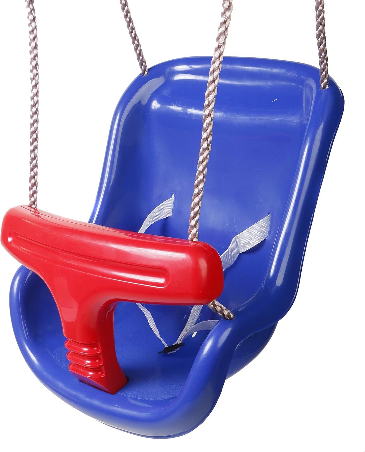 blue baby swing chair