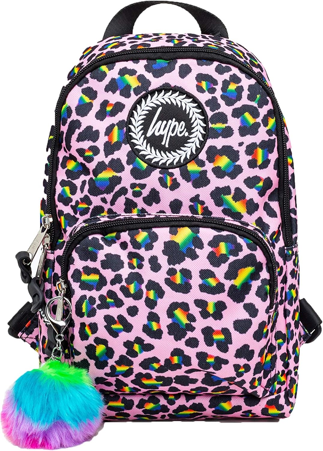 Hype Rainbow Leopard Cross Body Backpack Amazon.co.uk Clothing