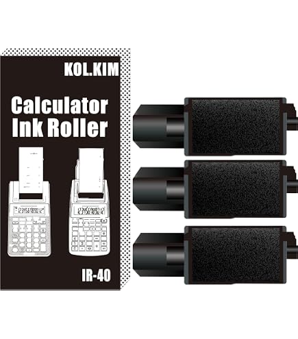 thumbnail image 2 of 6-Pack IR-40 Ink Rollers Compatible With Sharp XE-A106, XE-A110, XE-A115, XE-A120, XE-A130 Cash Registers 2 of 5
