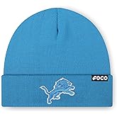 FOCO NFL Mens NFL Team Logo Basic Beanie Hat
