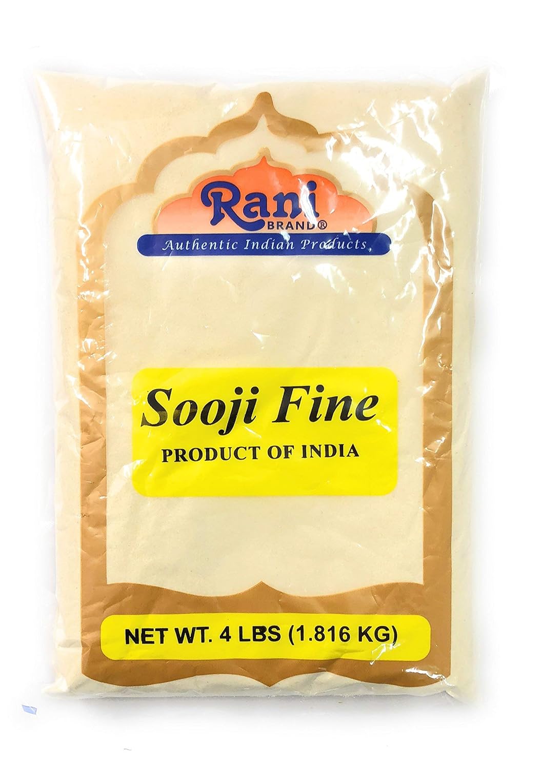 Rani Sooji Fine (Farina,Suji,Rava) Flour 4lbs (64oz) ~ All Natural | Vegan | NON-GMO | Indian Origin