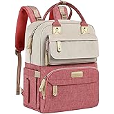 Legestori Diaper Bag Backpack, Baby Girl Diaper Bag, Large Diaper Bag Backpack Gift for Girls, Baby Diper Backpack for Travel with Insulated Pockets and Stroller Straps