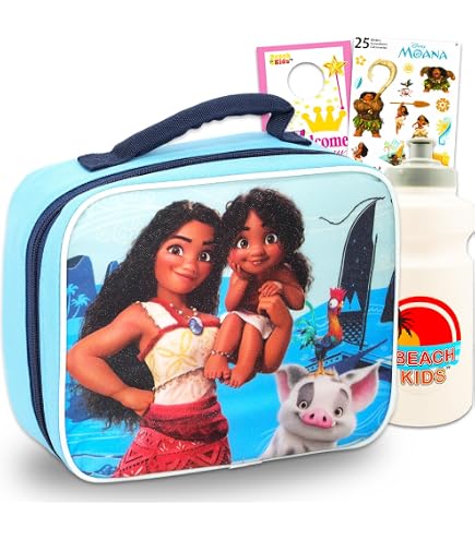 Amazon.com: Disney Moana Lunchbox for Girls Bundle w/Insulated