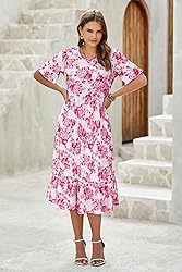 STYLEWORD Women's 2025 Summer Casual Short Sleeve