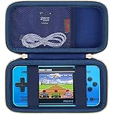 Elonbo Carrying Case for WELLST·G/ TaddToy/ Beijue/ Family Pocket/ CCTU/ X-JOYKIDS/ GREENCREEK/ Beico/ KAVOYI/ GuaiyeyeAP/ TEBIYOU Handheld Game Console, Portable Electronic Gaming Player Bag, Blue