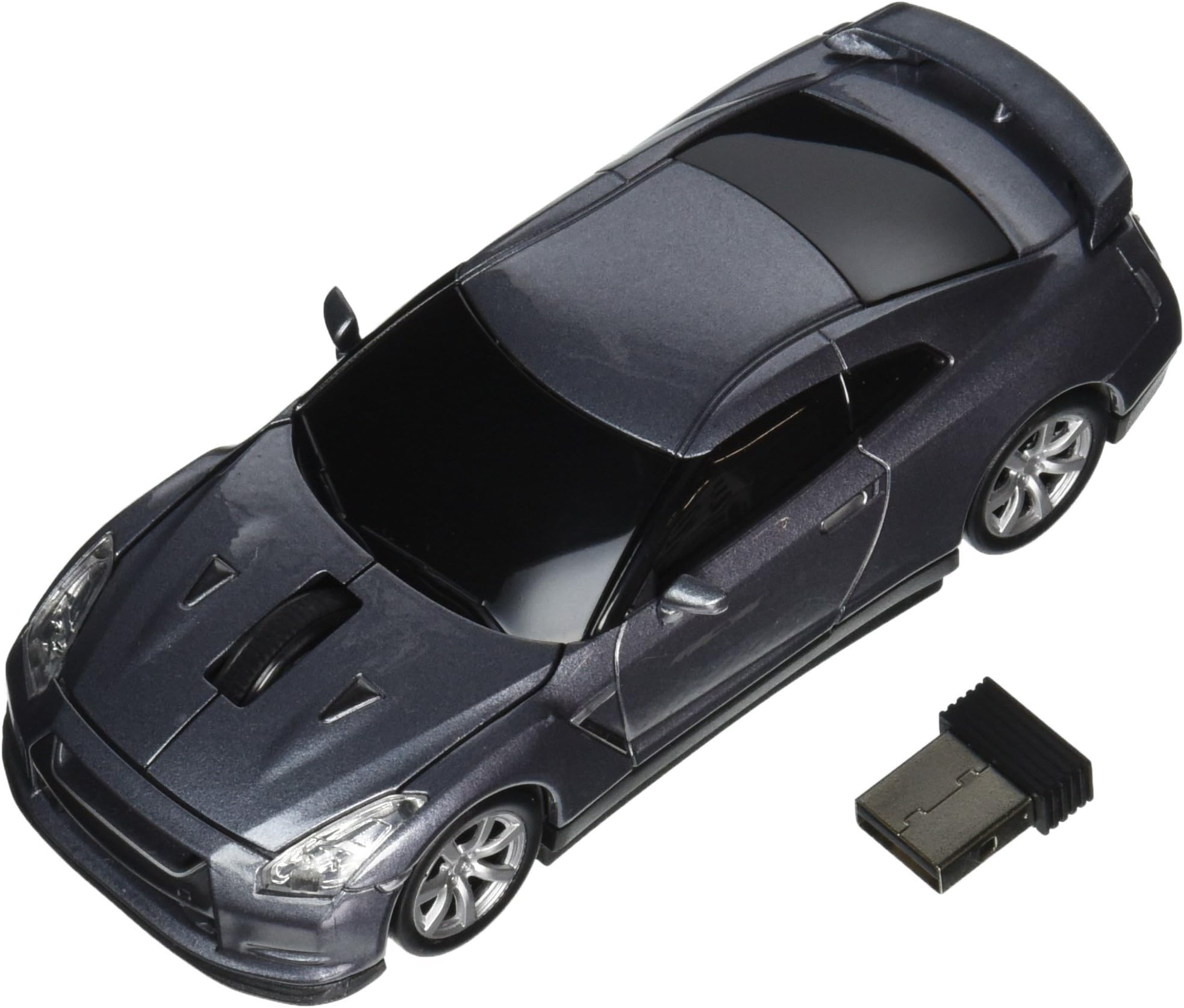 AutoMouse Nissan GT-R R35 Car Wireless Laser Computer Mouse, Grey