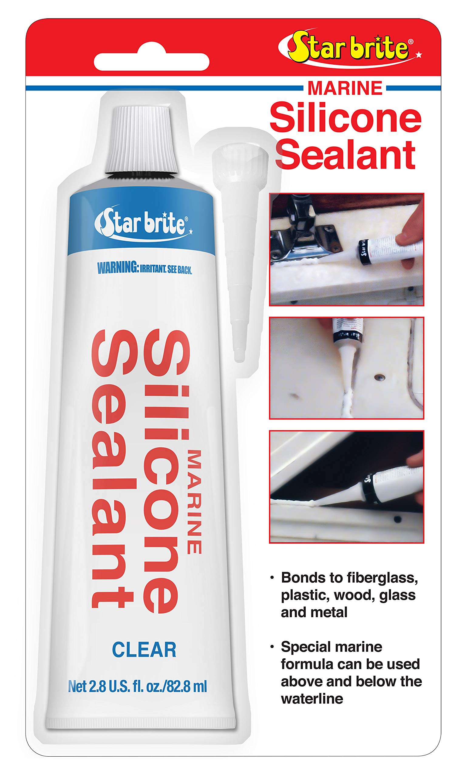 Photo 1 of STAR BRITE Silicone Sealant Clear 2.8 OZ. (082102P)