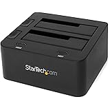 StarTech.com USB 3.0 Dual Hard Drive Docking Station with UASP for 2.5/3.5in HDD/SSD – USB 3.5" SATA HDD/SSD Dock - SATA 6 Gbps (SDOCK2U33)