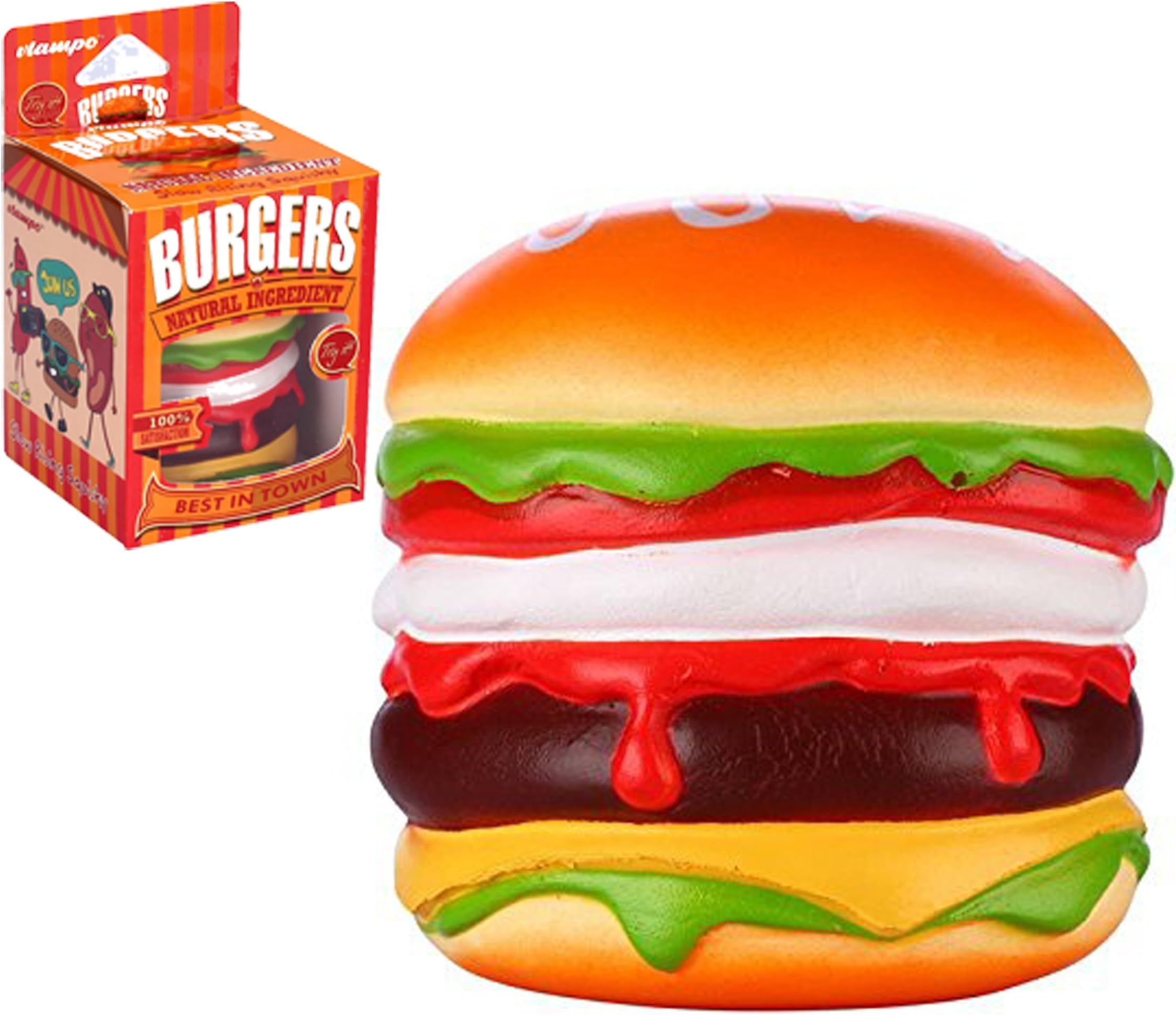 CutieLine Jumbo Slow Rising Squishy Beef Burger + $5.95 Value