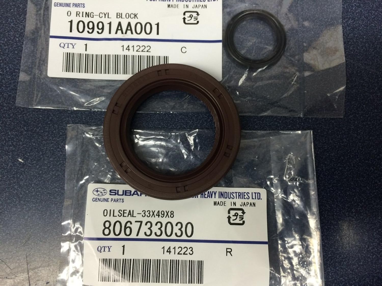 Genuine Subaru Engine Crank & Oil Pump Seal Kit Legacy Forester Baja