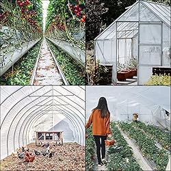 VEVOR Greenhouse Plastic Sheeting 20 x 28 ft, 6 Mil
