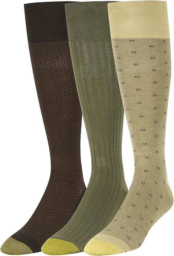 Gold Toe mens Dress Overthecalf Socks, 3 Pairs at Amazon Men’s
