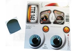 THE TOY RESTORE Toy Restore Replacement Stickers Fits Little Tikes 2017 Cozy Coupe Ride-on Car Blue Eyes Boy