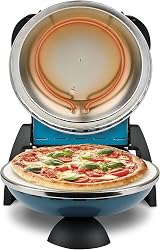 G3 Ferrari G1000604 Delizia EVO Electric Pizza Oven 400°C Blue 1200W Stone view 4
