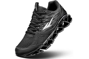 PEAYA Mens Running Shoes Mesh Breathable Trail Runners Fashion Sport Blade Walking Tennis Sneakers