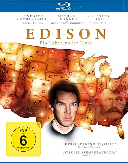 Edison Ein Leben Voller Licht Blu Ray Amazon De Cumberbatch Benedict Shannon Michael Waterston Katherine Holland Tom Hoult Nicholas Macfadyen Matthew Scorsese Martin Middleton Tuppence Gomez Rejon Alfonso Cumberbatch Benedict