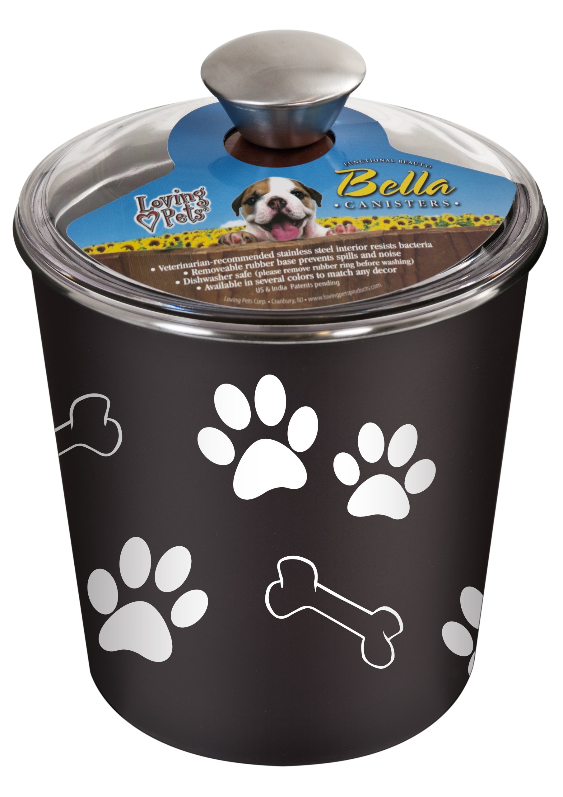 Photo 1 of ***MISSING PARTS***
Loving Pets Bella Dog Bowl Canister/Treat Container, Espresso
