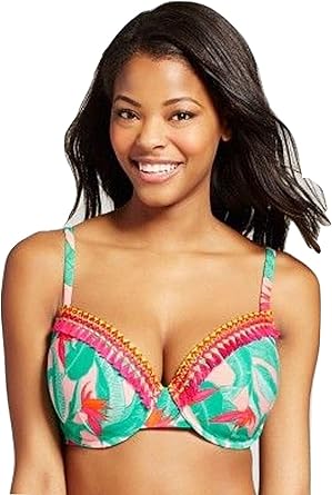 women's push up swim top