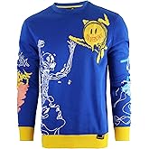 SCREENSHOT Mens Urban NYC Graffiti Hip Hop Fleece Pullover Active Fashion Crew Neck Sweatshirt Top