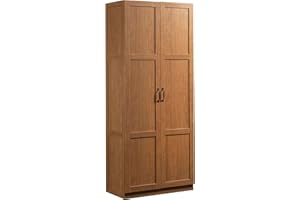 Sauder Miscellaneous Storage Storage Cabinet/ Pantry cabinets, Highland Oak finish