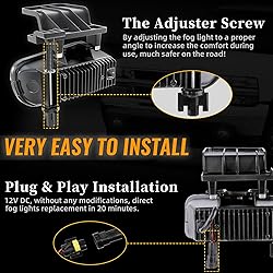 RAMJET4X4 DOT Approved LED Fog Lights Fog Lamps