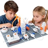 TINYLENS Science Kits for Kids, Space Theme Circuit Exploration Kits with 300+ Projects &amp; Voice Control, STEM Toys Electronics Circuit Board for Kids 8-12, Birthday Gift for Boys (Advanced Edition)