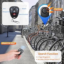 WSDCAM Wireless Bike Alarm with