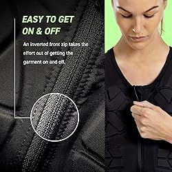 Zena Z1 Impact Vest for Women, Front Zip Padded