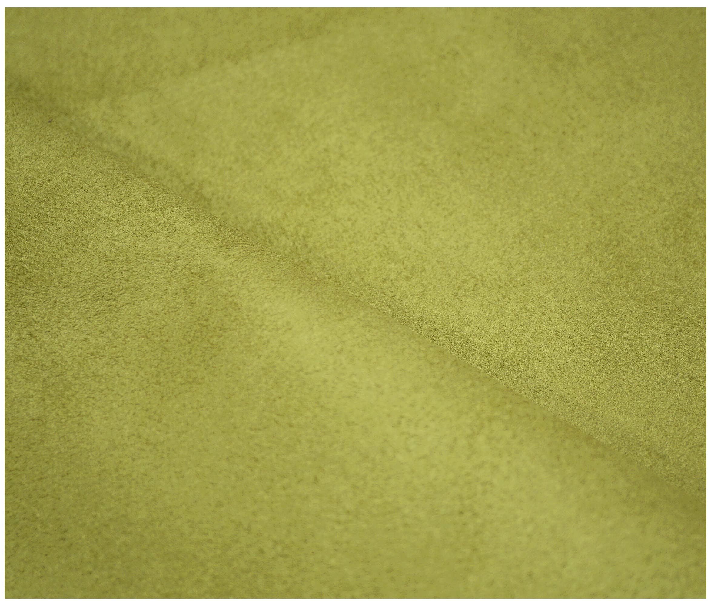 Faux Suede Soft Touch Leatherette Upholstery Fabric for Furnishings Cushions Curtain (300 x 150cm (3 Metre), Olive Green)