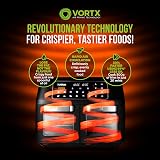 Tower Vizion Dual Compartment Air Fryer Oven 11L Vortx Digital Touch Panel view 6