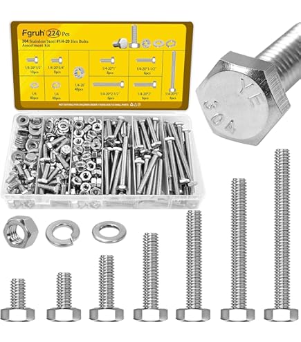 Storehouse 67532 240 Piece Nut and Bolt Assortment - Hardware Nut