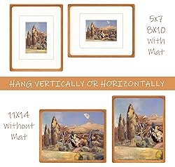 Gdfmsc 11x14 Picture Frame with Mat for