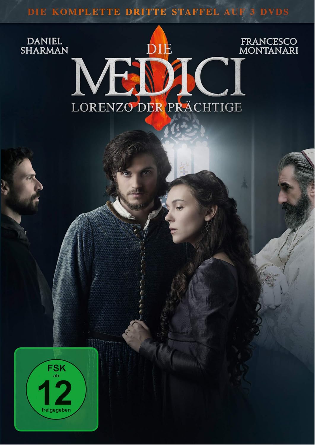 Die Medici Lorenzo Der Prachtige Die Komplette Dritte Staffel 3 Dvds Amazon De Daniel Sharman Sean Bean Bradley James Sarah Parish Alessandra Mastronardi Julian Sands Jon Cassar Daniel Sharman Sean Bean Nicholas