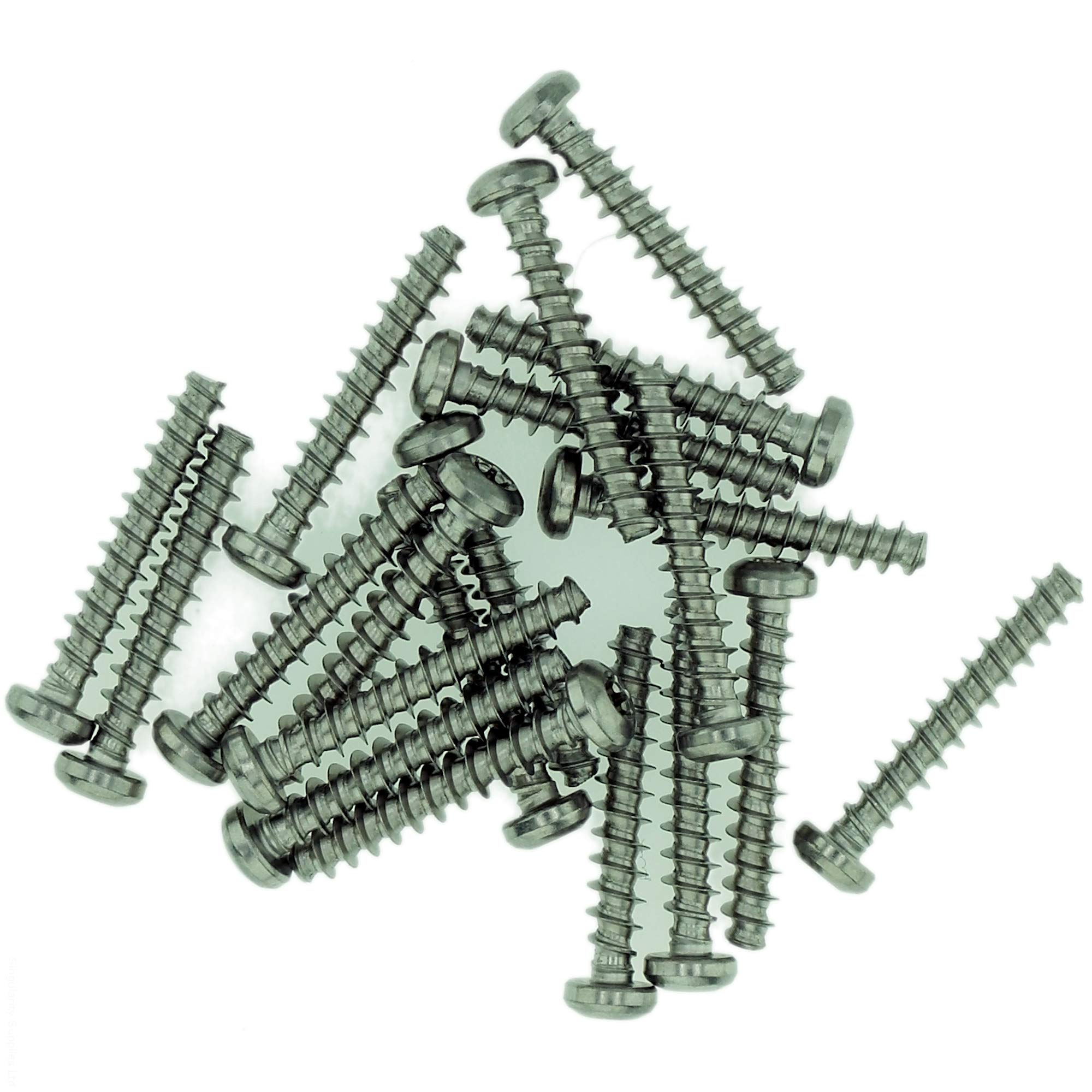 D3.5 (3.5mm x 14mm) TX Pan Screws for Plastic - Stainless Steel (A2) (Pack of 20) โ image 1