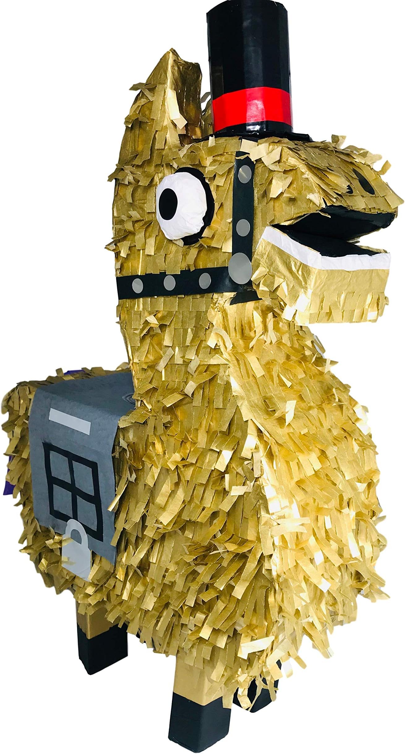Limited Edition Golden Llama Pinata for Kids Gamer Birthday Party Celebrations Battle Game Loot Piñata (Gold Llama)